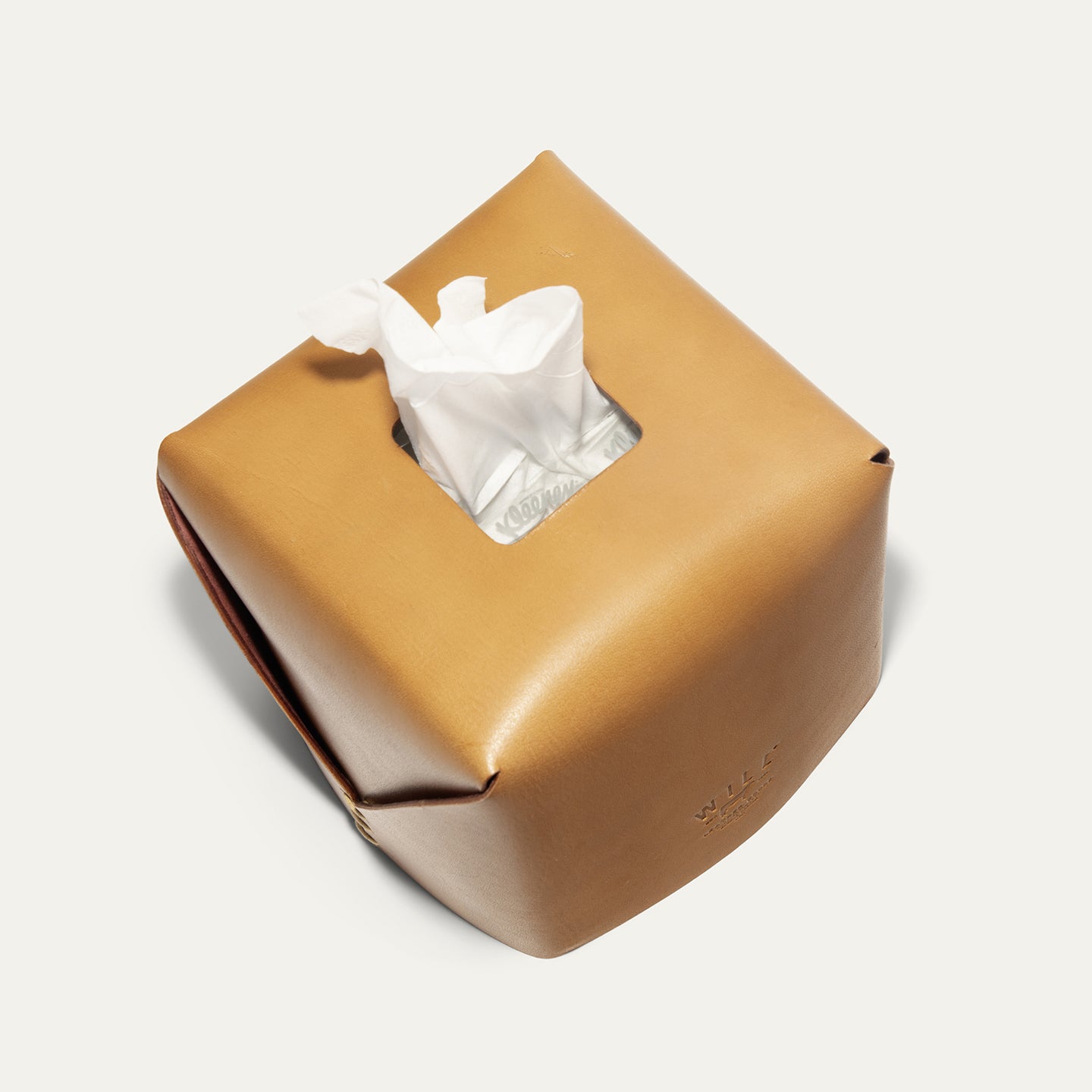 Square Tissue Box - Will Leather Goods